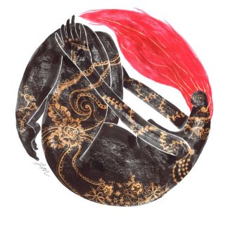 Circle Of Life, Tattooed Women by Jane Middleton Art.