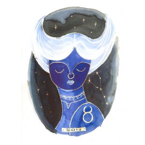 Star Sign Ladies, Taurus by Jane Middleton Art