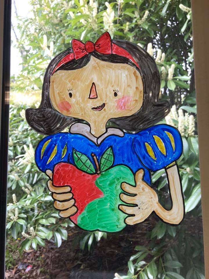 Sunny Lane Primary Barnsley Sunny Lane Primary Barnsley window murals by Jane Middleton Art