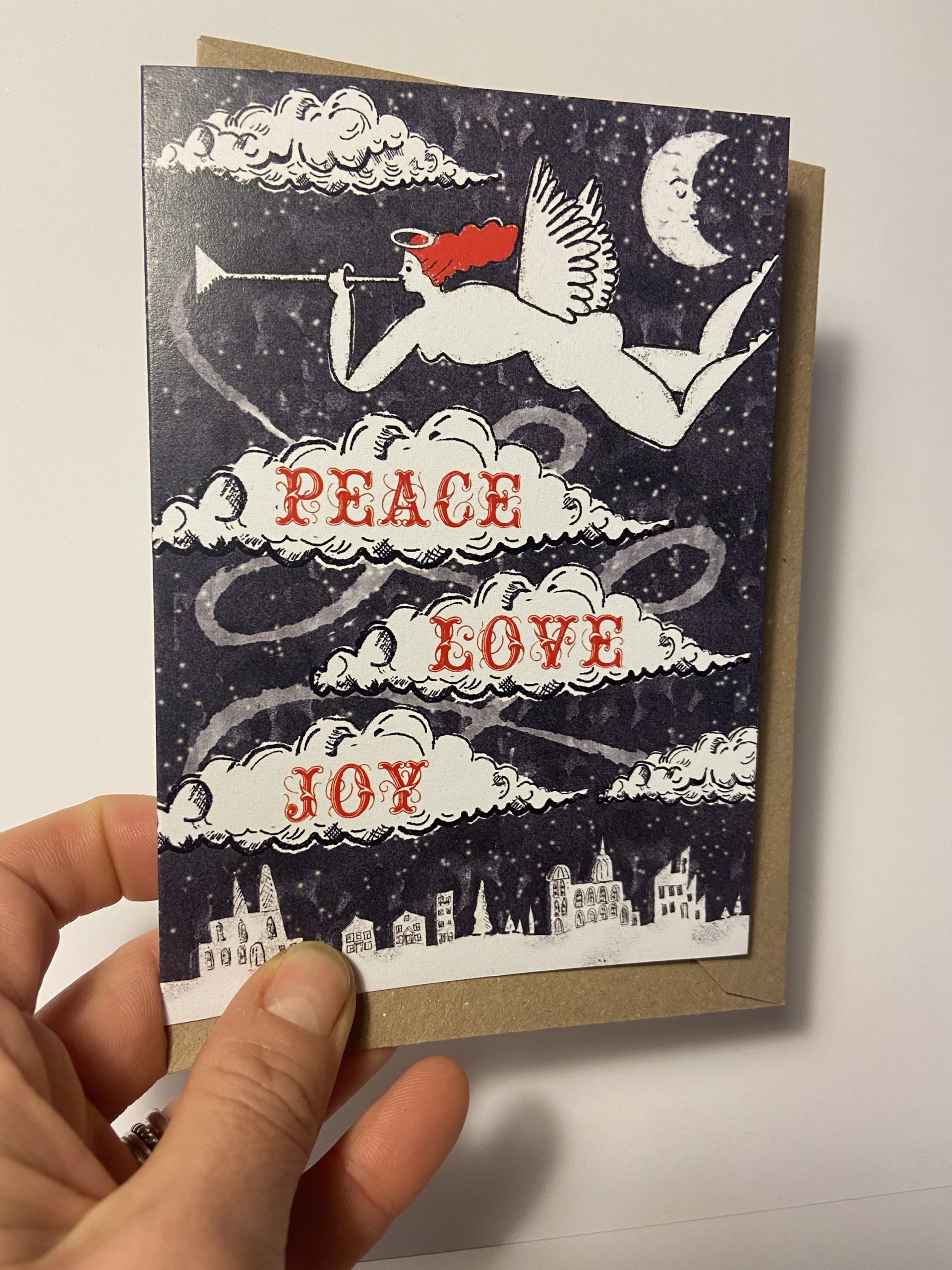 Angels Christmas card bundle of 4 - Image 5
