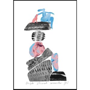Blissful shared moments print available from Jane Middleton Art shop