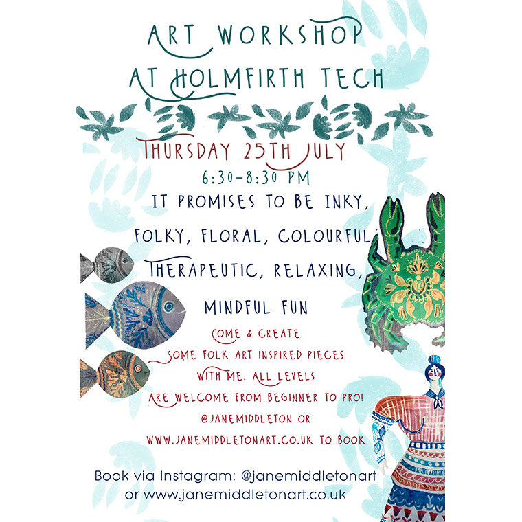 Jane Middleton Art - Art Clubs For Adults