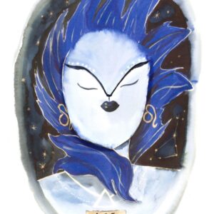 LEO star sign character illustration