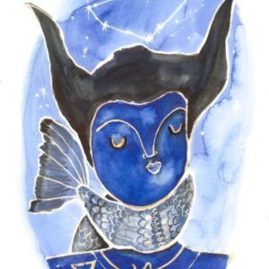 CAPRICORN A3 giclee print character