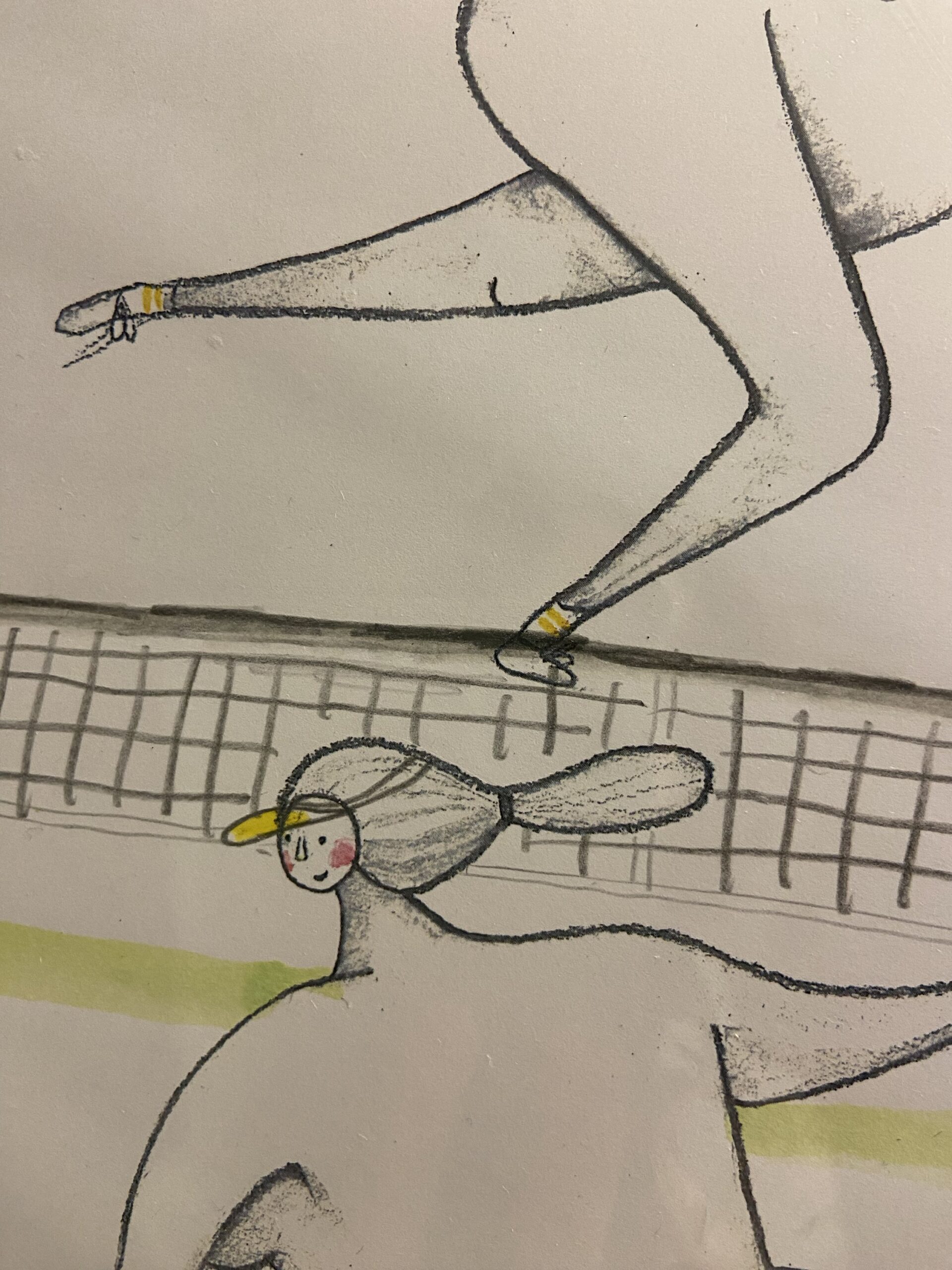 Anyone for tennis? A3 print