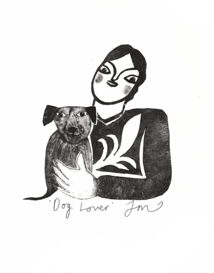 Dog lover A4 print