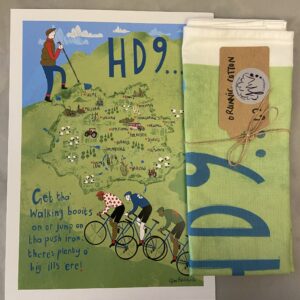 HD9 district bundle (A4 print and tea towel)