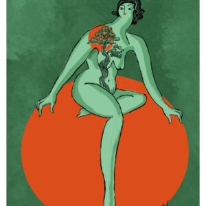 Bonsai tattooed lady