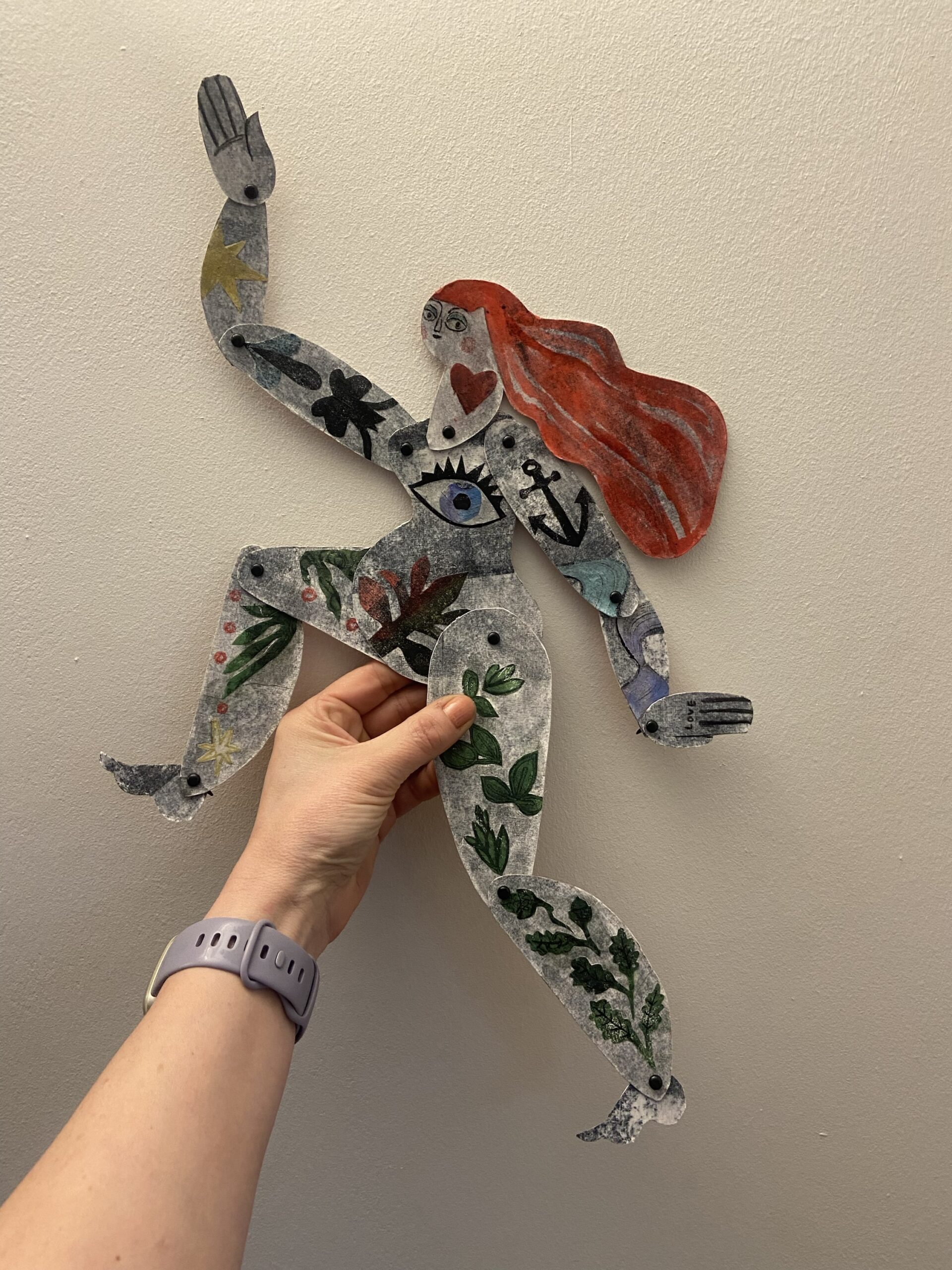 Rowan articulated paper figure - Image 3